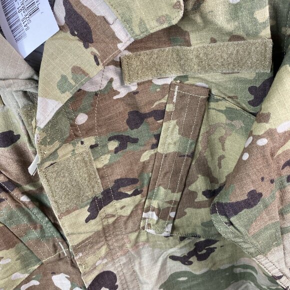 USA Army Camouflage Combat Coat Army Issue Size Small Short Insect Shield NWT - Picture 5 of 10